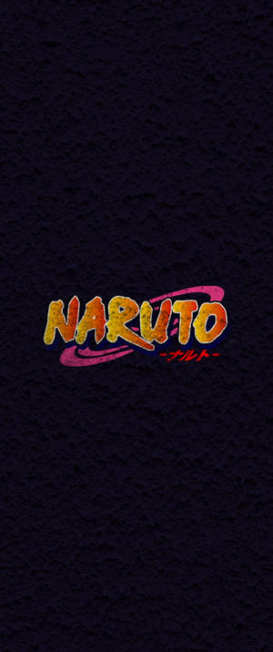 Anime Symbols Naruto Logo On Black Wallpaper