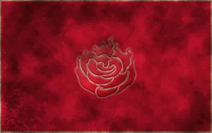Anime Symbols Rwby Ruby Rose Emblem Red Aesthetic Wallpaper