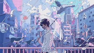 Anime Urban Fantasy2560x1440 Wallpaper