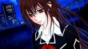 Anime Vampire Girl Night Wallpaper