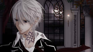 Anime Vampire With Mysterious Markings Wallpaper