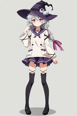 Anime Witch Girl Midori Fuse Wallpaper