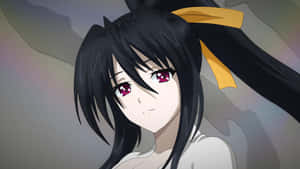 Anime Woman Standing In Moonlight - Akeno Himejima High School Dxd Wallpaper