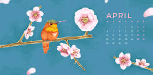 Annual April Calender Wallpaper