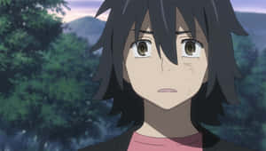 Anohana Jinta Yadomi Concerned Look Wallpaper