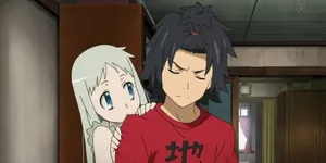 Anohana Jintaand Menma Scene Wallpaper