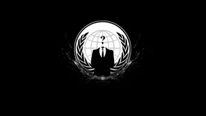 Anonymous Hacker On Guard Duties Wallpaper