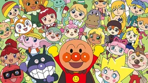 Anpanman Characters Group Wallpaper