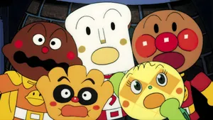 Anpanman Characters Group Wallpaper