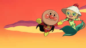 Anpanman Flying Adventure Wallpaper