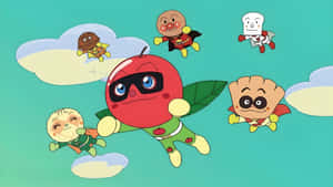 Anpanman Flying Adventure Wallpaper