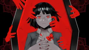 Anri Sonohara Posing In A Scenic City Landscape Wallpaper