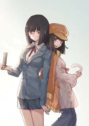 Anri Sonohara Posing In The Streets Of Ikebukuro Wallpaper