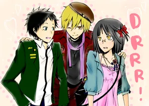 Anri Sonohara Standing Against A Scenic Backdrop Wallpaper