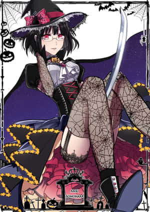 Anri Sonohara Standing Pensively Against A Tranquil Backdrop Wallpaper