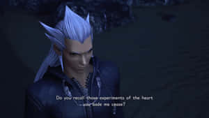 Ansem Seeker Of Darkness In A Fierce Stance Wallpaper