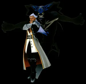 Ansem Seeker Of Darkness In Action Wallpaper
