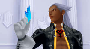 Ansem Seeker Of Darkness Standing Powerful Amidst An Ominous Backdrop. Wallpaper