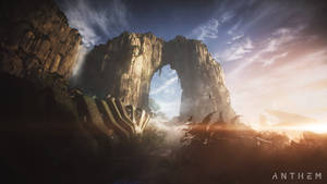 Anthem 4k Rock Formation Wallpaper