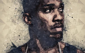 Anthony Joshua Geometric Art Wallpaper