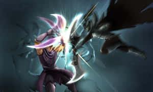 #anti-mage Unleashing His Power Wallpaper