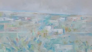 Antique American Roadshow Folk Art Wallpaper