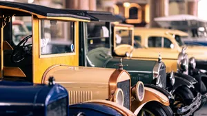 Antique Classic Cars Collection Wallpaper