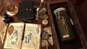 Antique Medical Curiosities Wallpaper