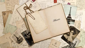 Antique Vintage Letters Collection Wallpaper