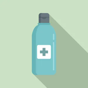 Antiseptic Graphic Art Wallpaper