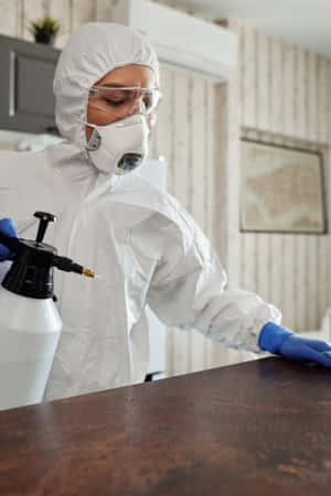 Antiseptic Spray For House Decontamination Wallpaper