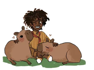 Antonio Madrigal Beavers Pet Art Wallpaper