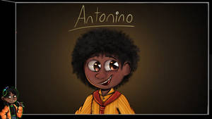 Antonio Madrigal Brown Black Background Wallpaper