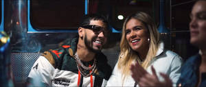 Anuel Aa And Karol G Wallpaper