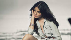 Anushka Sharma Sad Image Wallpaper