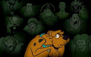 Anxious Face Of Scooby Doo Wallpaper