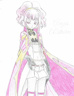 Anya Alstreim Posing In Style Wallpaper