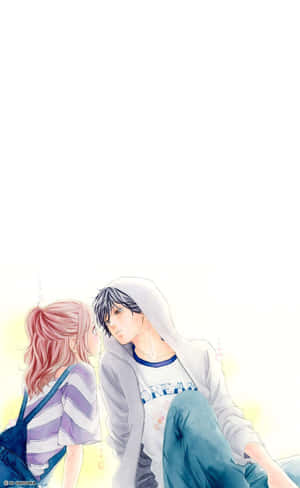 Ao Haru Ride Anime Couple Wallpaper