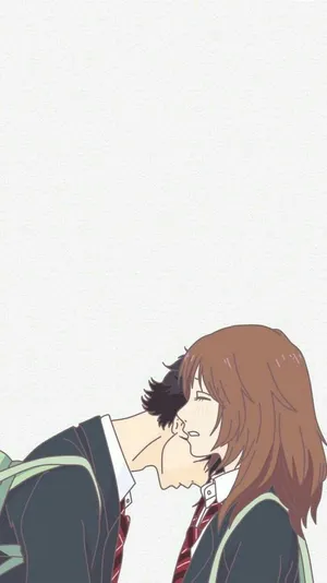 Ao Haru Ride Anime Couple Wallpaper