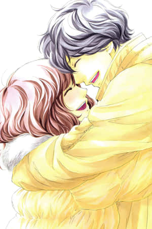 Ao Haru Ride Anime Embrace Wallpaper