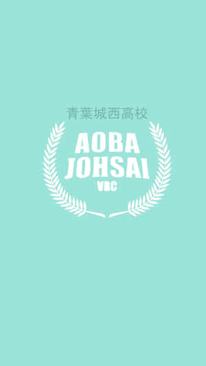 Aoba Johsai School Logo Wallpaper