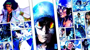 Aokiji, The Ice Admiral In Action Wallpaper