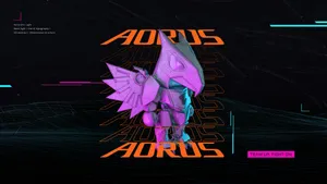Aorus Branding Abstract Eagle Wallpaper Wallpaper