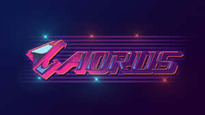 Aorus Logo Neon Glow Wallpaper