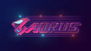 Aorus Logo Neon Lights Background Wallpaper