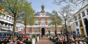 Apeldoorn City Center Historic Building Wallpaper