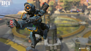 Apex Legends 4k Black Robot Wallpaper