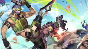 Apex Legends Characters In Action Wallpaper