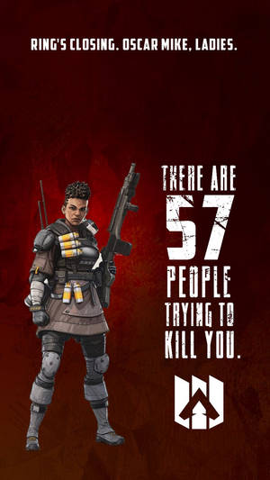 Apex Legends Iphone Bangalore Poster Wallpaper