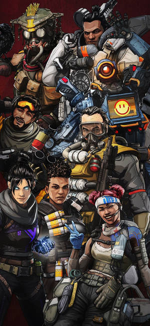 Apex Legends Iphone Characters Wallpaper